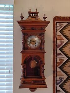 Antique FURTWANGER German Victorian Style Wall Clock Circa: 1890-1900 VERY RARE