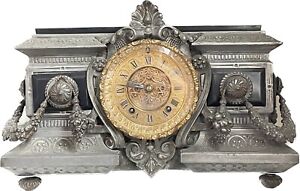 Antique Ansonia Patented Mantle Clock New York June 18, 1882