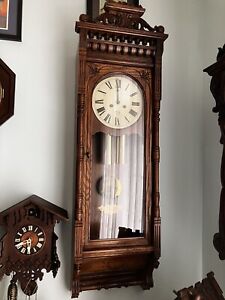 Vintage Reproduction Ansonia "Santa Fe" Wall Regulator