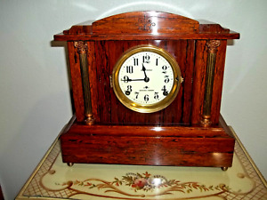 FULLY PROPERLY RESTORED SETH THOMAS 4 BELL SONORA CHIME CLOCK ADAMANTINE CASE