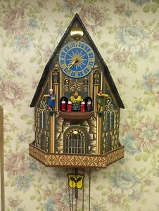 MUSICAL CUCKOO CLOCK NUREMBERG CHURCH