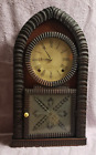 Antique JC Brown Ripple Front Beehive Clock - Free Shipping