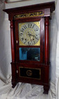 Orton, Preston & Co. 30 Hour T&S Wooden Works Clock, Working, BEAUTIFUL