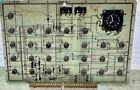 Bulova Accutron  Panel Clock w/ 24-Hour Dial,  Mounted on Computer Circuit Board