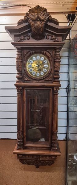 Beautiful Vintage 1983 Signed Gazo "CARMEL" Quarter Hour  Chime Wall Clock 8-Day