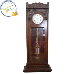 Antique New Haven Pinwheel Jewelers "New Yorker" Standing Regulator Clock
