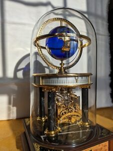 Beautiful Franklin Mint "Royal Geographical Society Millennium Clock" w/ key