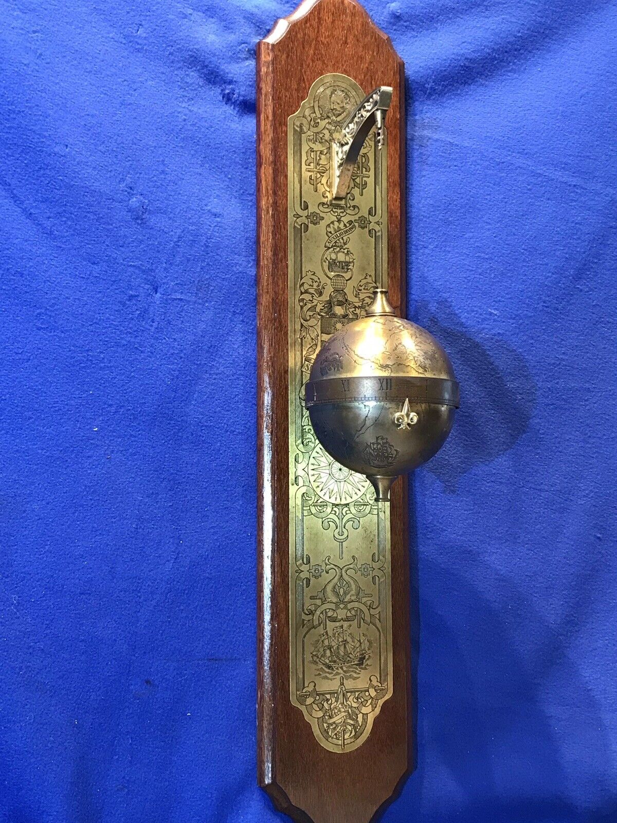 Thwaites & Reed Gravity Sir Francis Falling Ball Brass Clock