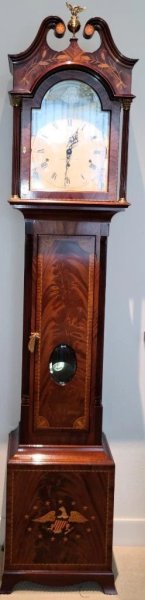 Gorgeous The Columbia Floor Clock Long Case Grandfather Clock - VGC -16 of 50