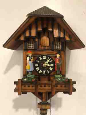 Vintage, Animated, Kuner, Chalet, Cuckoo Clock Working See Video