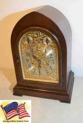 SETH THOMAS RESTORED CHIME NO. 72-1921 WESTMINSTER CHIMES GOTHIC ANTIQUE CLOCK  