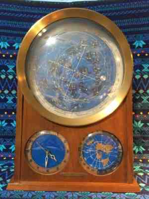 Edmund Scientific SPILHAUS SPACE CLOCK SN# B867 METAL GEARS - MISSING SUN DISK