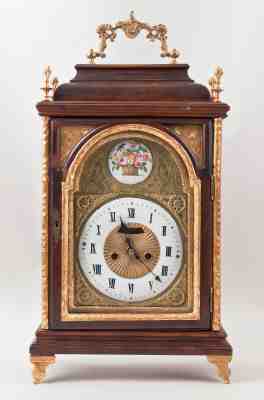 Austrian bracket clock @ 1740 Crown wheel escapement Fancy