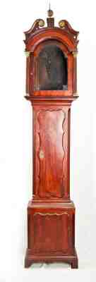 English Chippendale flame mahogany grandfather clock case @ 1775 Great case Wow!