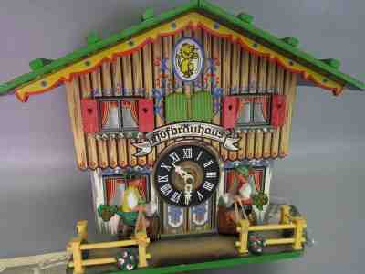 NEW Vintage German Schmeckenbecher Black Forest Beer Lover's Cuckoo Clock NIB