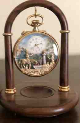 Reuge Music Mechanical Face Pocket Watch  Automaton