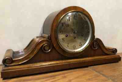 Junghans Gibraltar German Westminster Mantel Shelf Table Bracket Chime Clock