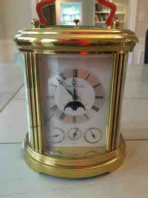 Matthew Norman Tiffany Moon Phase Carriage Clock