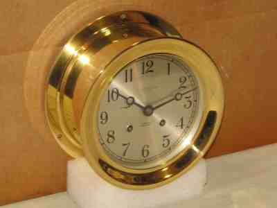 CHELSEA VINTAGE SHIPS BELL CLOCK 6 DIAL 1951 RESTORED
