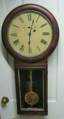 VINTAGE SETH THOMAS #1 REGULATOR- 1880 84 ROSEWOOD SILAS B. TERRY TYPE MOVEMENT 