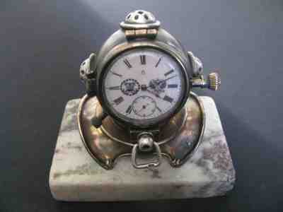 VINTAGE OMEGA TABLE DESK CLOCK DIVER MARINE RUSSIAN MARKET