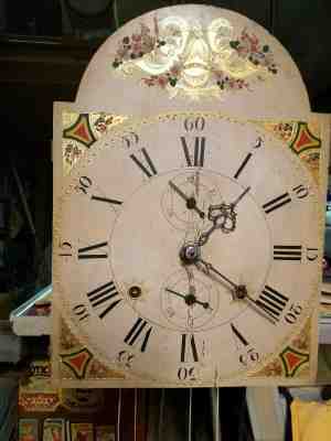Tall Case Clock Wooden Works and Dial (Mark Leavenworth)