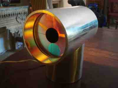 Vintage 1970s AURORA CLOCK by Kirsch Hamilton  Mid Century Modern ORIGINAL OWNER