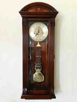 HOWARD MILLER JOSHUA CHIMING WINDSOR CHERRY WALL CLOCK 620-238 GRANDFATHER