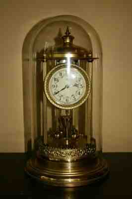 Koma Bandstand Louvre 400 Day Clock -Running - XLNT - C 1950 -German ~16 1/4" 