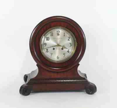Chelsea 6 1/2" Dial Mahogany Pedestal Clock
