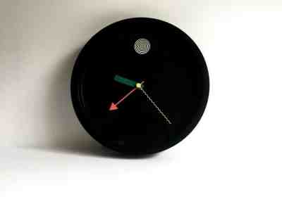 Wall Clock Syohei Mihara Wakita Postmodern, 1980's - Memphis Style