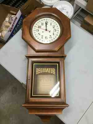 New England Clock Company 14 Day Cathedral Gong Spring Wound Regulator Clock