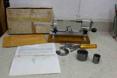 The Original Ollie Baker Clock Mainspring Winder with Let Down Tool and Clamps