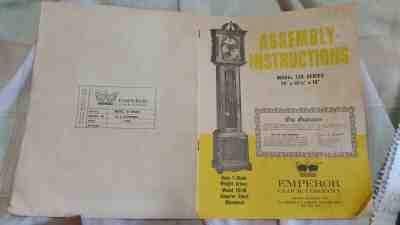 Emperor GRANDFATHER CLOCK Case Kit Model #120 Do-It-Yourself Assembly Walnut NEW