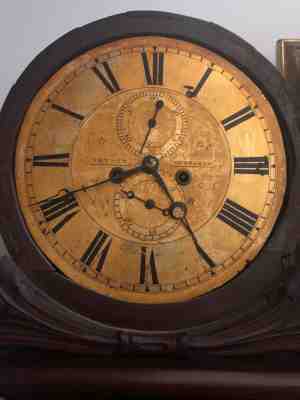 Antique "Scottish Tall" grandfather clock, 1845, approx 83" high, beautiful