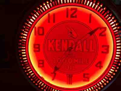 Vintage Kendall spinner clock museum quality 