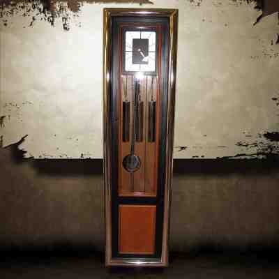 MidCentury George Nelson Howard Miller Grandfather Floor Clock 150 Model 620-801