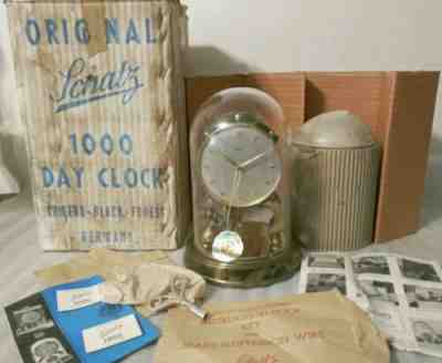 Vintage 1955 SCHATZ #54 1000 DAY Anniversary Clock  Germany ~ NEW NEVER USED !!