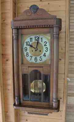 Crossed Arrows Junghans Hau WALL CLOCK ART DECO
