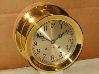 CHELSEA VINTAGE SHIPS BELL CLOCK 6 DIAL 1967 RESTORED