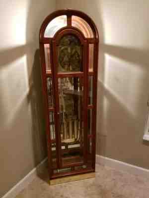 Ridgeway Curio Grandfather Clock 7 ft pick up only