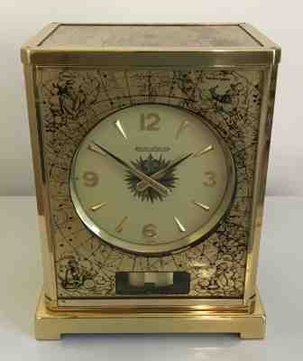Rare! Jaeger LeCoultre Atmos 526-5 Constellation Clock- Working!