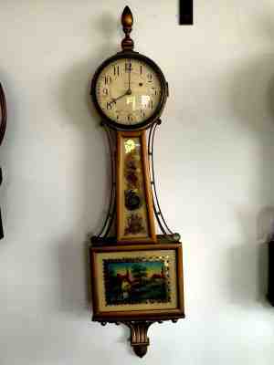 Waltham Presentation Banjo Wall Clock NO RESERVE 