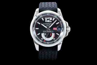 Preowned Wihtout Box Chopard Mille Miglia Black Dial / Silicone Strap Mens Watch