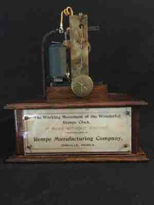 REMPE  JEWELERS COUNTERTOP SAMPLE CLOCK *****RARE******