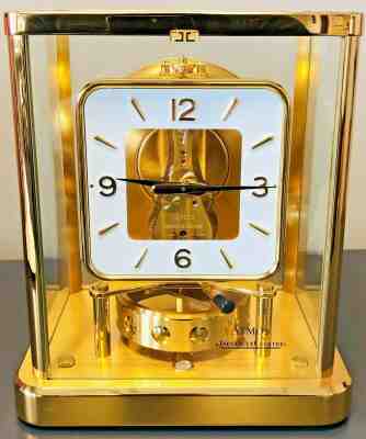 JAEGER LECOULTRE "ELYSEE SQUARE DIAL" 540 ATMOS #683423 RUNS~ SERVICED ~ NrMT+!!