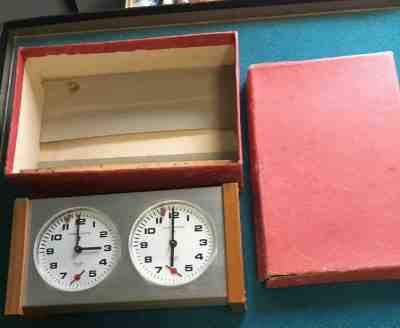 Heuer Competition Chess Champion Stopwatch Swiss Clock with Swiss Fab Looping