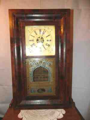 Antique Seth Thomas "Plymouth Hollow" Weight Driven Shelf Clock 1861 #A18
