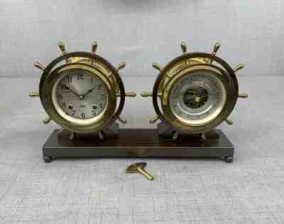 Chelsea “Ships Bell” Clock And Barometer Set “Claremont”