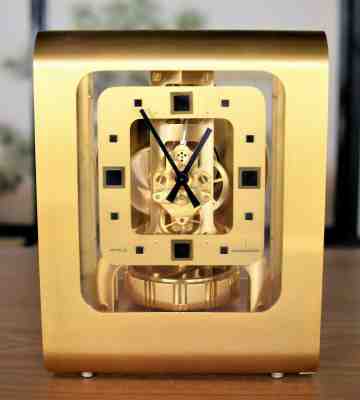 Jaeger LeCoultre Atmos Clock Luigi Colani Square Dial